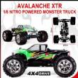 Avalanche XTR 1/8 scale Nitro RTR Monster Truck